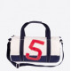 Sac de sport 727 SAILBAGS Polochon Navy rouge