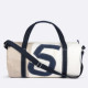 Sac de voyage 727 SAILBAGS Onshore Lin et cuir Navy