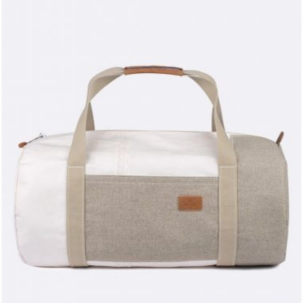 Sac de voyage 727 SAILBAGS Onshore Lin et cuir Camel