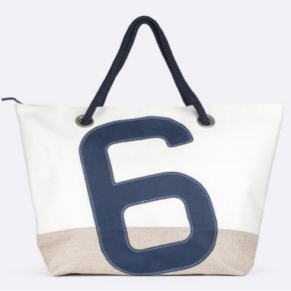 Sac de voyage 727 SAILBAGS Carla Lin et cuir Marine