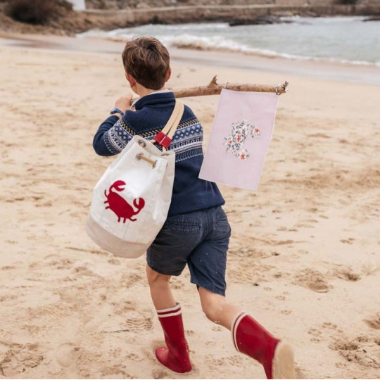 Sac de marin 727 SAILBAGS Matelot Jack Crabe rouge