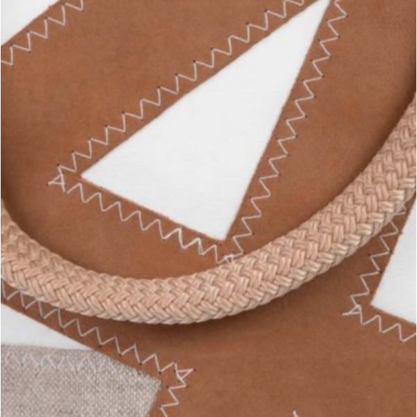 Sac à main 727 SAILBAGS Sandy Lin et cuir Ambre