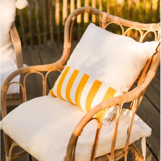 Coussin carré 727 SAILBAGS Dolce Vita Jaune 50x50cm