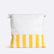 Coussin carré 727 SAILBAGS Dolce Vita Jaune 50x50cm