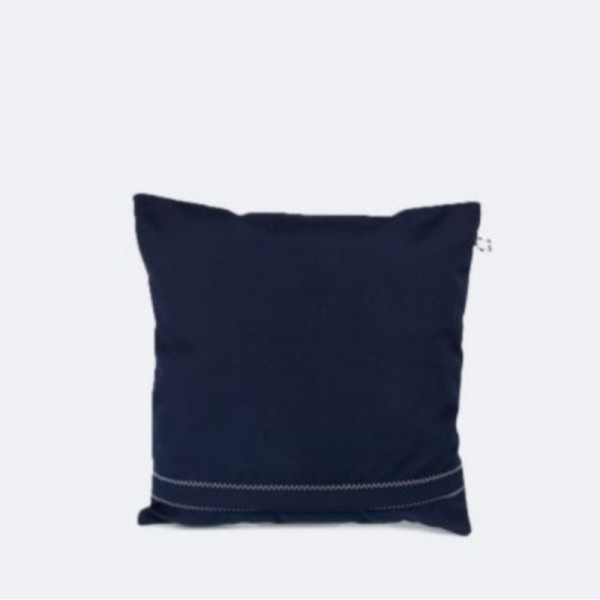 Coussin carré 727 SAILBAGS Navy rouge 40x40cm