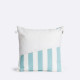 Coussin carré 727 SAILBAGS Dolce Vita Lagon 40x40cm