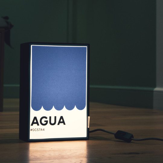 Lampe à poser illustrée MOOD Agua