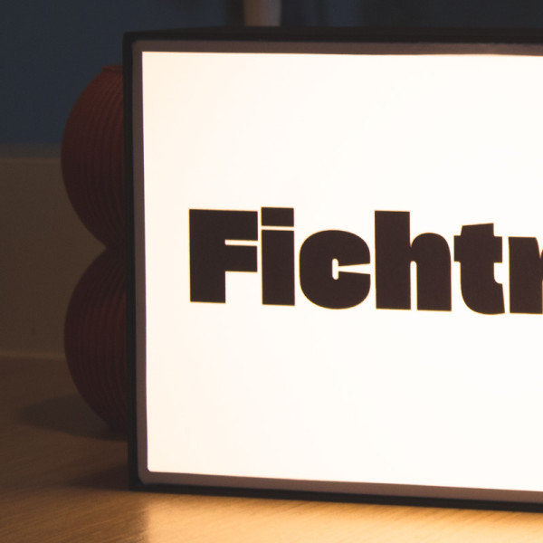 Lampe à poser illustrée MOOD Fichtre!