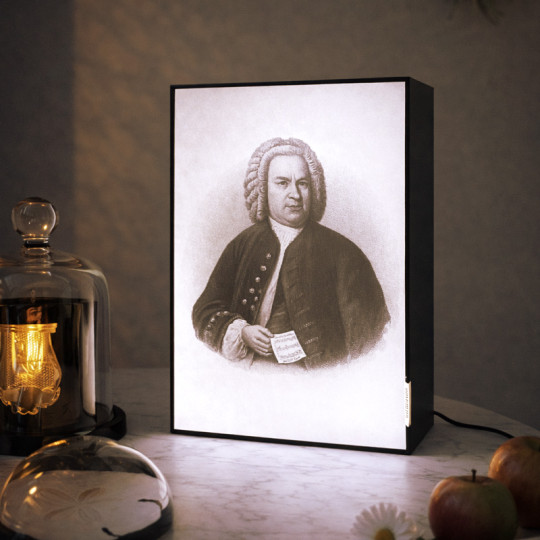 Lampe à poser illustrée MOOD Jean-Sébastien Bach