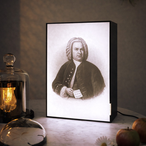 Lampe à poser illustrée MOOD Jean-Sébastien Bach