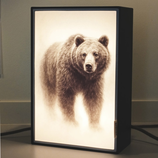 Lampe à poser illustrée MOOD L'Ours