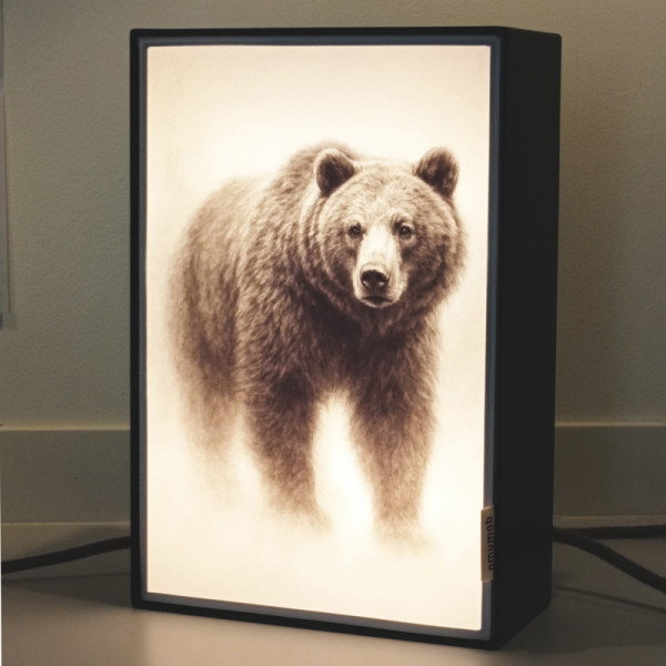 Lampe à poser illustrée MOOD L'Ours