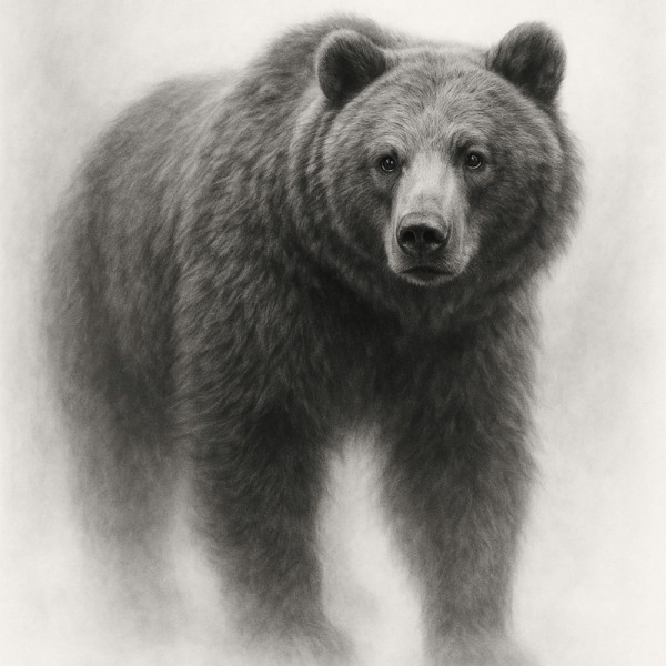 Lampe à poser illustrée MOOD L'Ours