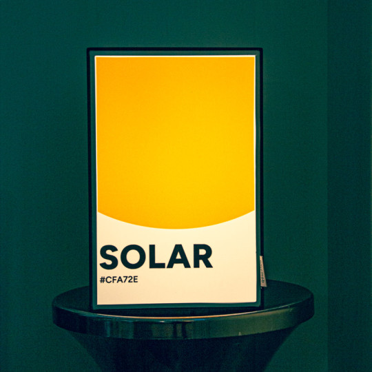 Lampe à poser illustrée MOOD Solar