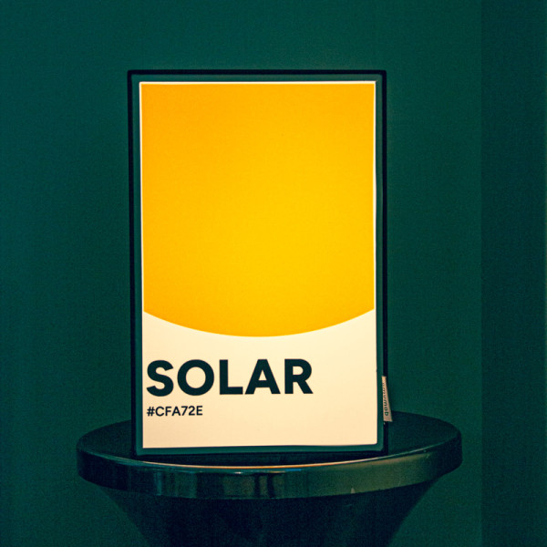 Lampe à poser illustrée MOOD Solar