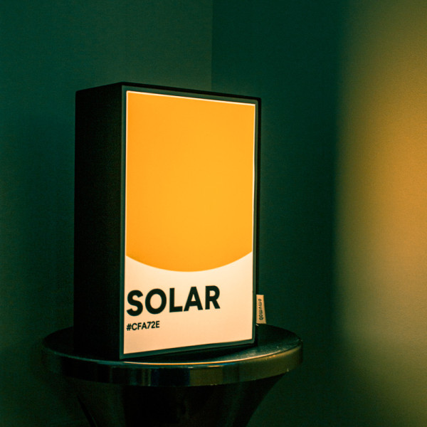 Lampe à poser illustrée MOOD Solar