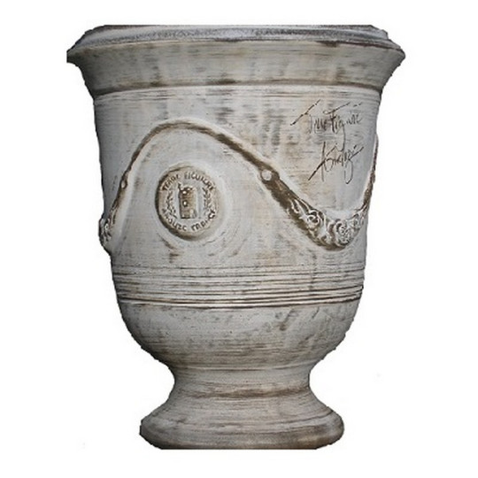 Vase d'Anduze TERRE FIGUIERE Cérusé brun poterie - 4 tailles