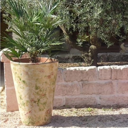 Vase TERRE FIGUIERE Cosmos n°2 patine antica poterie H.85cm