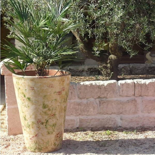 Vase TERRE FIGUIERE Cosmos n°2 patine antica poterie H.85cm