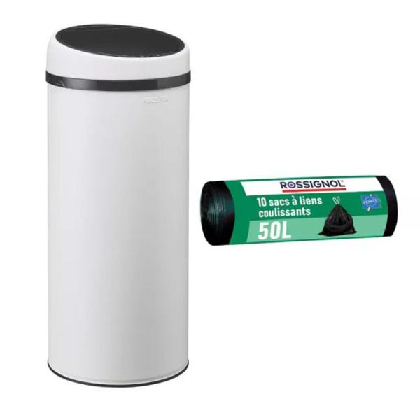 Poubelle de cuisine automatique PROSPER 45L Kosmo et 10 sacs poubelle - 4 coloris