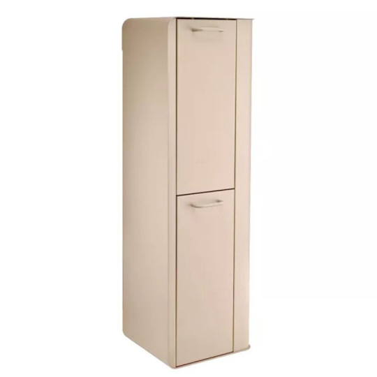 Poubelle de cuisine haute tri sélectif PROSPER Totem 2x20L avec seaux - 11 coloris