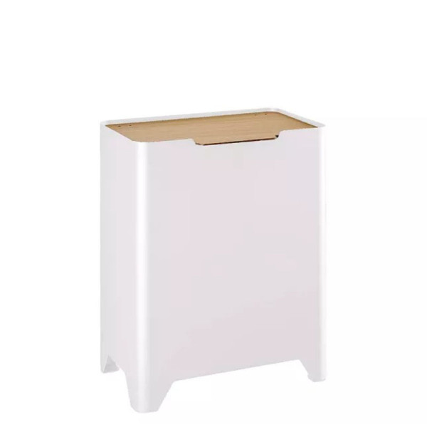 Poubelle de cuisine tri sélectif PROSPER Tribak Signature 2x20L dessus bois avec seaux - 9 coloris