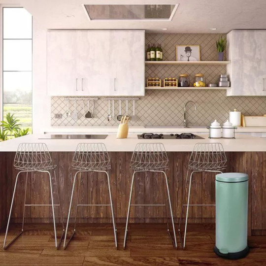 Poubelle de cuisine PROSPER Rétro à pédale 30L - 17 coloris