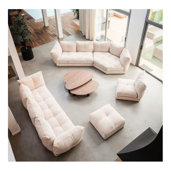 Canapé Sawa 4 places 3m20 RALPH M Tissu Cabourg - 21 coloris