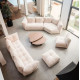 Fauteuil chauffeuse Sawa 83cm RALPH M Tissu Cabourg - 21 coloris