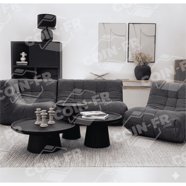 Canapé Lounge 2 places 1m40 RALPH M Tissu Impétueuse - 14 coloris