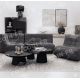 Canapé Lounge 2 places 1m40 RALPH M Tissu Impétueuse - 14 coloris