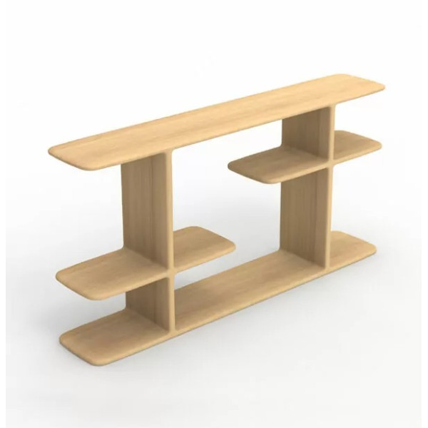 Bibliothèque Téhème Drugeot Manufacture chêne massif - 3 tailles 2 finitions