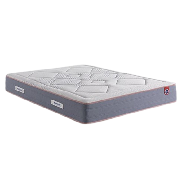 Matelas à ressorts ensachés et mousse MERINOS Fernand Moelleux H27cm - 16 tailles