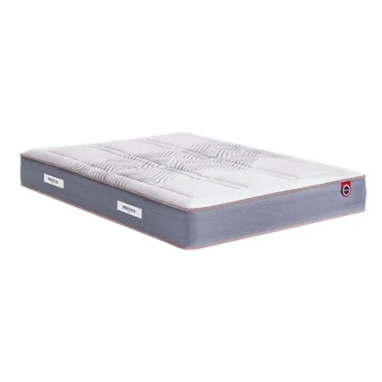 Matelas à ressorts ensachés, latex et mousse MERINOS Mathurin Ferme H28cm - 16 tailles