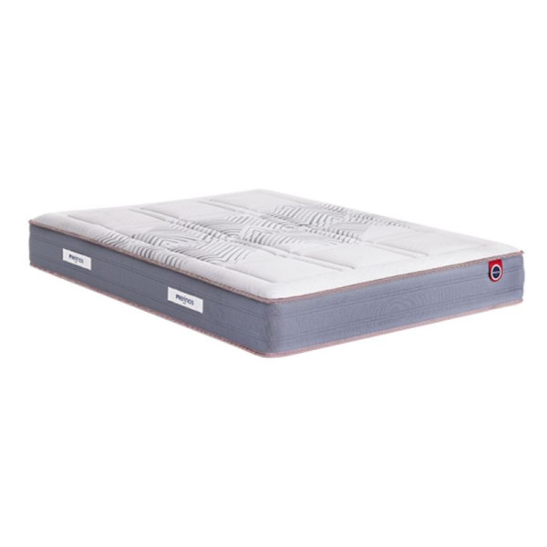 Matelas à ressorts ensachés, latex et mousse MERINOS Mathurin Ferme H28cm - 16 tailles