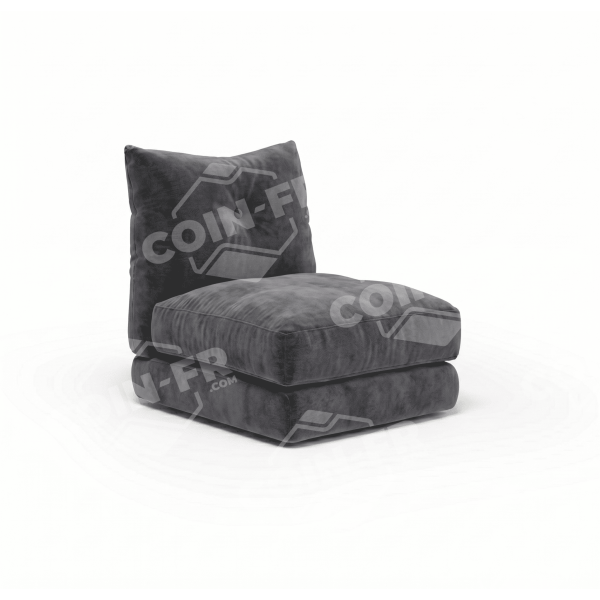 Fauteuil chauffeuse Sawa 83cm RALPH M Tissu Impétueuse - 14 coloris