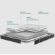Matelas BULTEX Oxygène Sonora accueil moelleux soutien équilibré H.23cm - 15 tailles