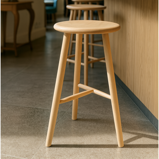 Tabouret en bois MON TABOURET Tiphaine - 7 coloris 2 hauteurs