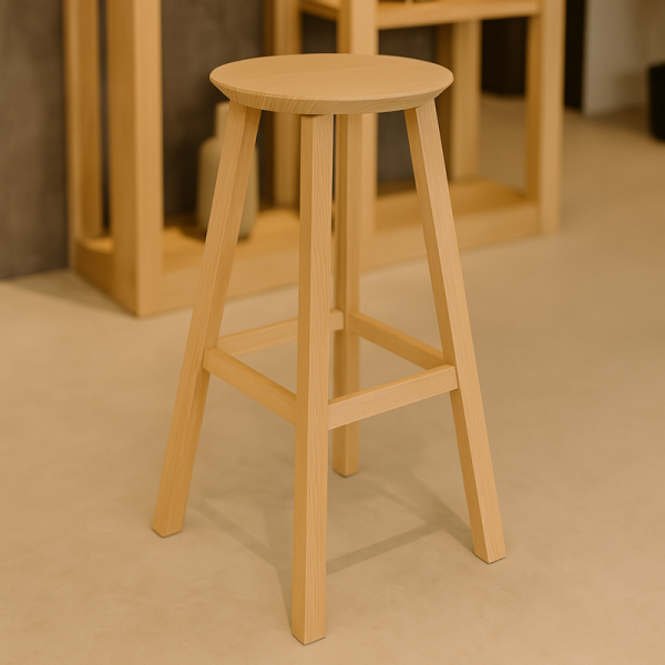 Tabouret en bois MON TABOURET Bistrot Design - 7 coloris 2 hauteurs