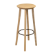 Tabouret en bois et métal MON TABOURET Bistrot Design - 7 coloris 2 hauteurs