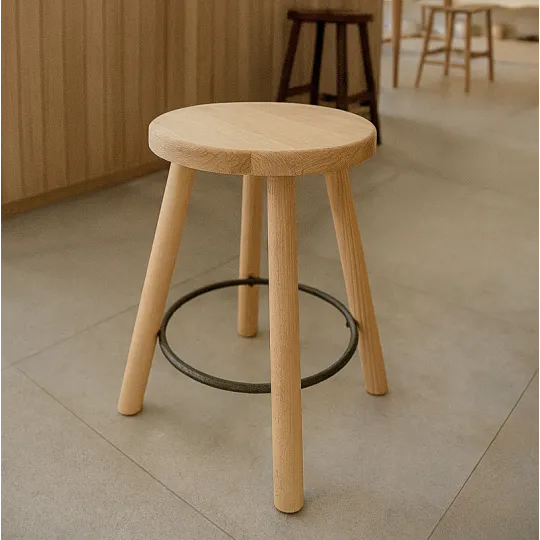 Tabouret en bois et métal MON TABOURET Artisan Classique - 7 coloris