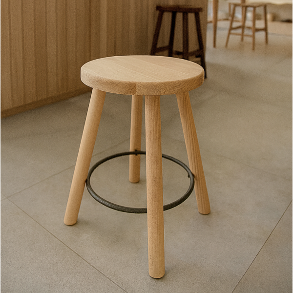 Tabouret en bois et métal MON TABOURET Artisan Classique - 7 coloris