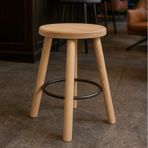Tabouret en bois et métal MON TABOURET Artisan Classique - 7 coloris