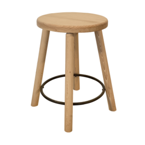 Tabouret en bois et métal MON TABOURET Artisan Classique - 7 coloris