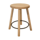 Tabouret en bois et métal MON TABOURET Artisan Classique - 7 coloris