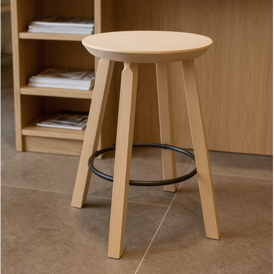 Tabouret en bois et métal MON TABOURET Artisan Design - 7 coloris