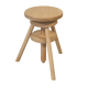 Tabouret en bois hauteur réglable MON TABOURET Manufacture Classique - 7 coloris 3 assises
