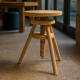 Tabouret en bois hauteur réglable MON TABOURET Manufacture Classique - 7 coloris 3 assises