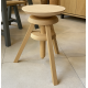 Tabouret en bois hauteur réglable MON TABOURET Manufacture Design - 7 coloris 3 assises