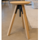 Tabouret en bois et métal hauteur réglable MON TABOURET Manufacture Design - 7 coloris 3 assises